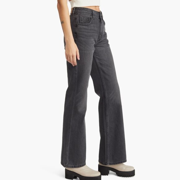 NWT We The Free by Free People Ava High Rise Bootcut Jeans CLASS ACT BLACK - Picture 7 of 12